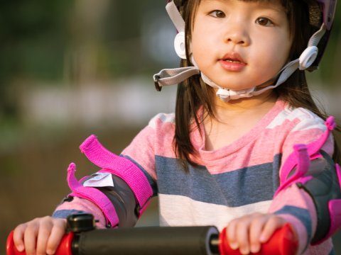 兒童寫真 - 妹妹滑車車 - 新竹左岸滑輪公園